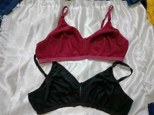 pack of 2 Bras - Maroon & Black