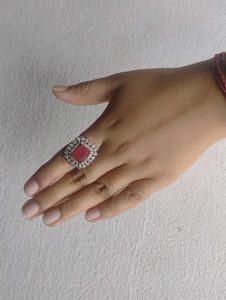 Stunning Red Stone Ring