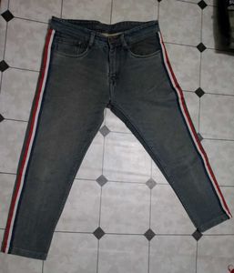 Men's Striped Jeans