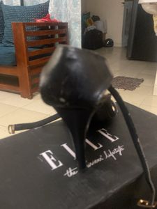 Black Strappy Heels
