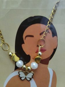 Cute Butterfly Pendant Necklace