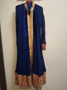 Beautiful Blue Embroidered Kurta