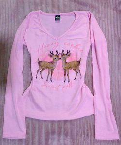 Cute Pink Graphic T-Shirt