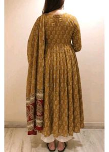 Designer Anarkali Kurta Set with Dupatta