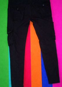 Men's Black Cargo Pants