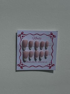 Cute French Press-On Nails Set