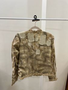 Vintage Patchwork Pearl &amp; Lace detailed Ru