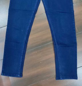 High Waisted Blue Denim Jeans