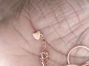 92.5 silver Delicate Rose Gold Chain