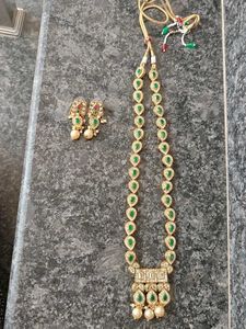 Long Necklace and Earring Set