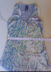 Sparkling Sequin Tank Top