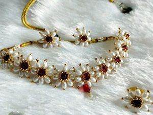 parijat necklace set ❤️ .. this handmade jewellery