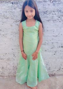 Beautiful Pastel Green Ethnic Set