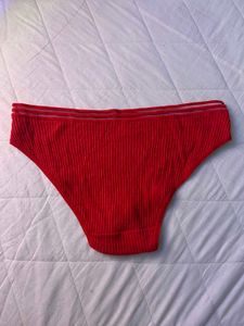 Red Ribbed Briefs