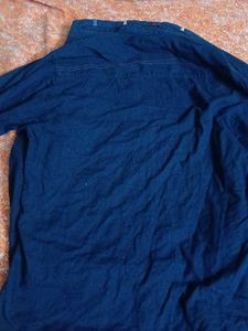 Men's Blue Collared Shirt