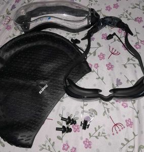 Women's  Boldfit onepiece Swimsuit set with goggle
