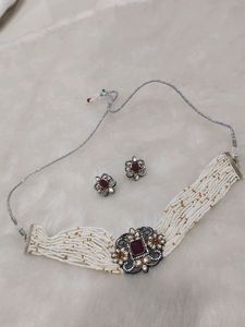 Victorian Diamond Choker Set