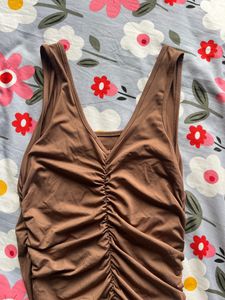 Ruched Midi Dress