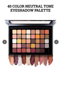 40 Color Neutral Tone Eyeshadow Palette
