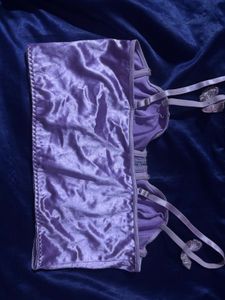 Lavender Butterfly Corset Top