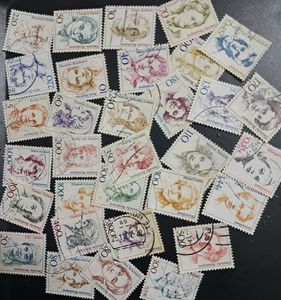 32 GERMANY FAMOUS WOMEN STAMPS