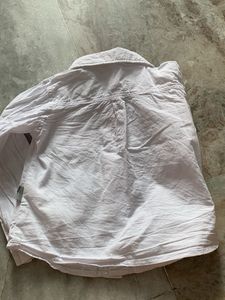 Classic White Button-Down Shirt