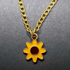 Sunflower Pendant Necklace