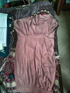 Women Solid High Waist Ruched Midi Skirt