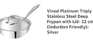 Vinod Stainless Steel Frypan 22cm