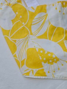 Yellow Floral Print Corset top