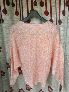 Peach Knit Sweater - Stylish &amp; Comfy