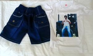 ✅🆕 Tshirt Short Set For 2-4 Year Boys || Chest 24 || Length 18 || Bottom Waist 24 || Lenght 13 🔥🔥