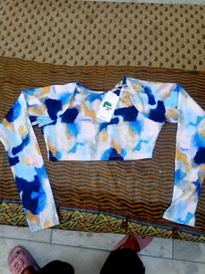 Newme Cropped Long Sleeve Top