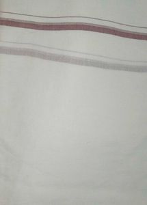 2 piece Traditional White Cotton Dhoti