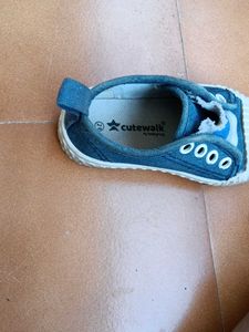 Cutew by Polka Dot Denim Shoes fit for girls and b