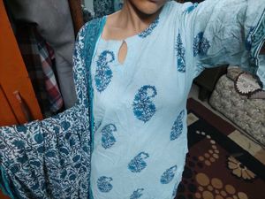 Libas Plazo Suit Blue