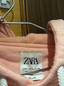 Pastel Pink zara Hoodie