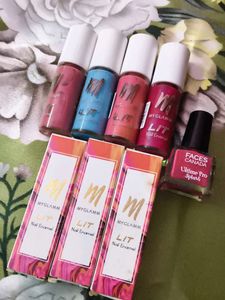 MyGlamm LIT Nail Enamel Set of 8