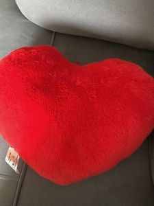 Plush Red Heart Pillow