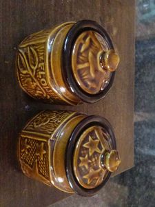 Pack of 2 Vintage Ceramic jar(750grm)