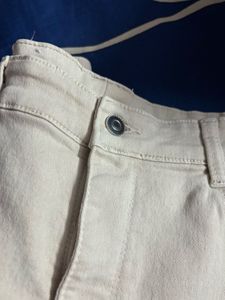 Cream Corduroy Pants