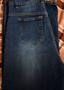 washed blue denim