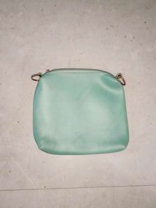 Turquoise Zippered Pouch