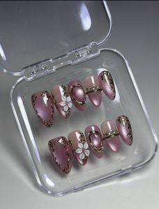 Cute Strawberry Press-On Nails