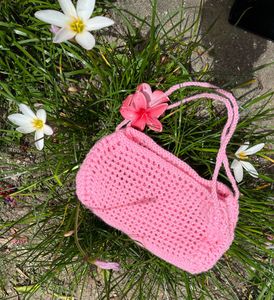 Crocheted Beach Tote Bag