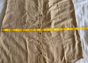 Women's Beige Shirt Dress