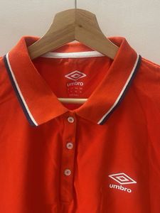 Orange Umbro Polo T-Shirt