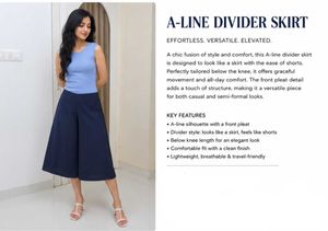 Urban Grace Wide-Leg Divider Skirt