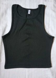 3 Ribbed Cream Tank Top