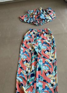 Floral Print Two-Piece Set